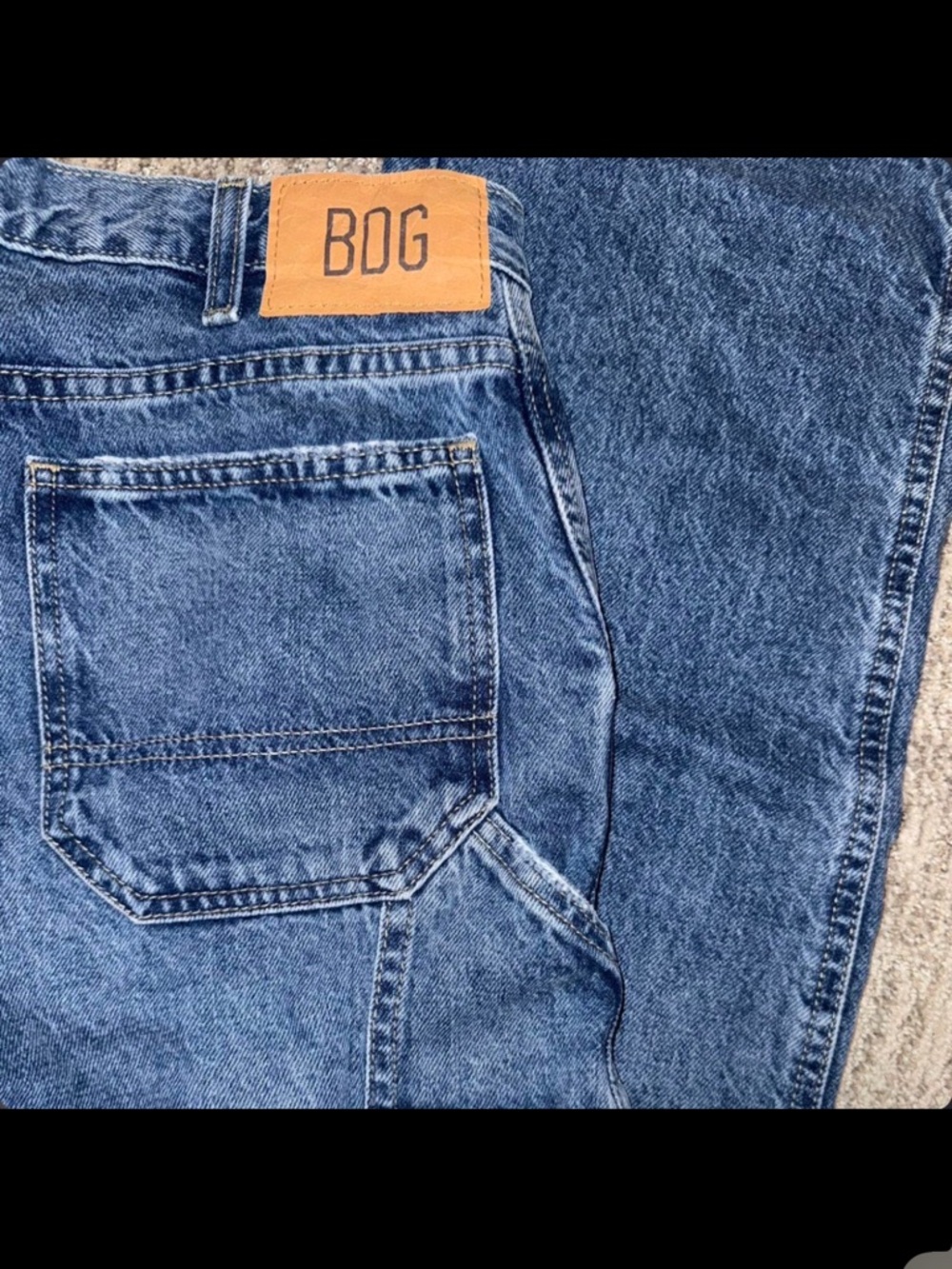 urban outfitters bdg blue carpenter jeans - Picture 4 of 6